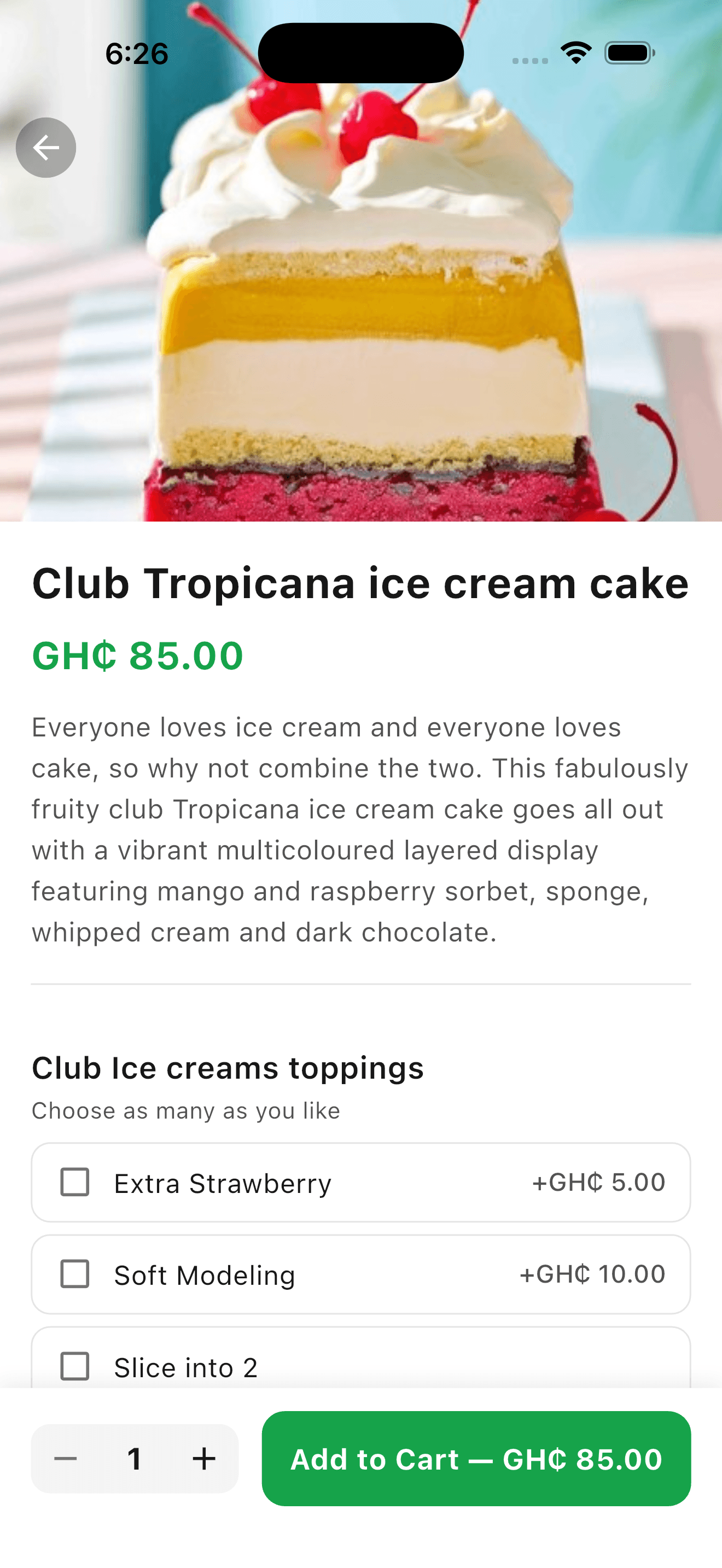 Customize your order exactly how you want it